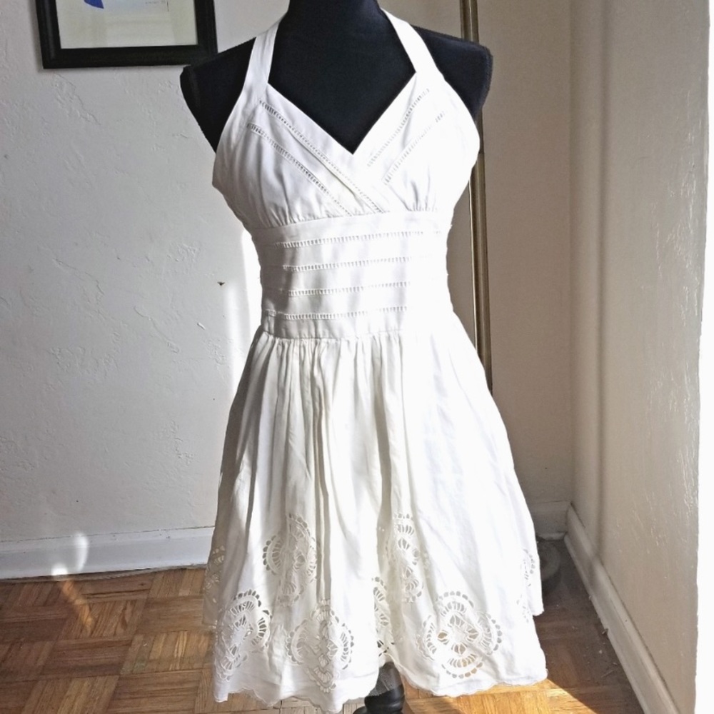 Fit and flare White Jessica Simpson Dress